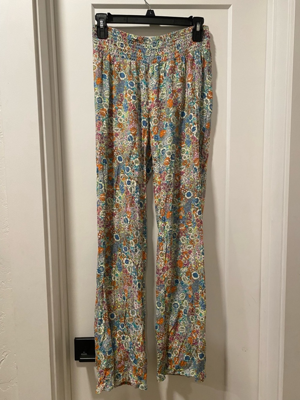 O'Neill Multicolor Floral Smocked Waist Pants